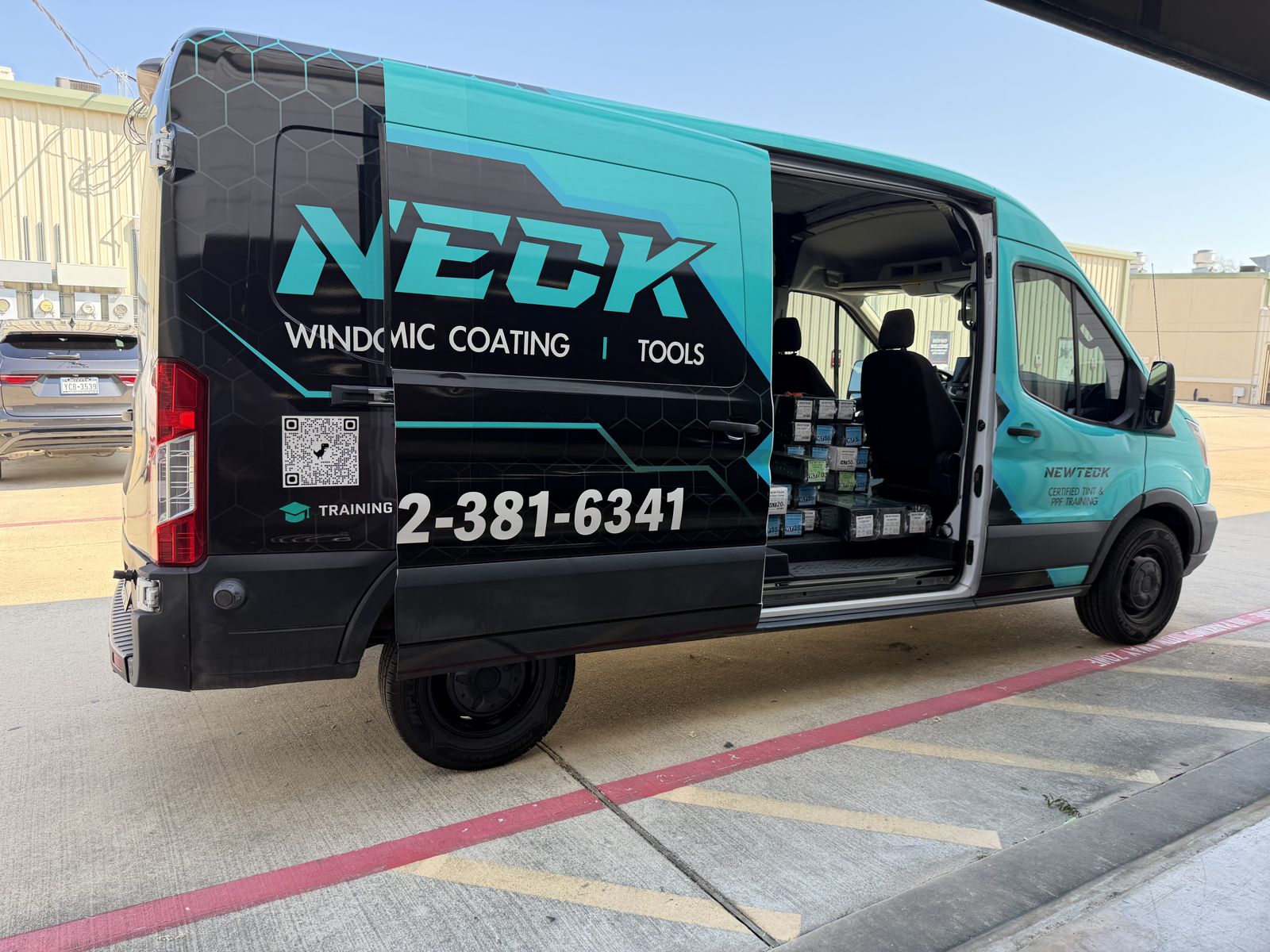 NEWTECK delivery van, Houston